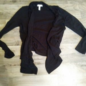 Black cardigan